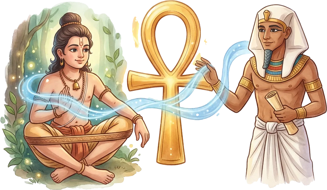 Ayyappa, Imhotep and the Ankh connection